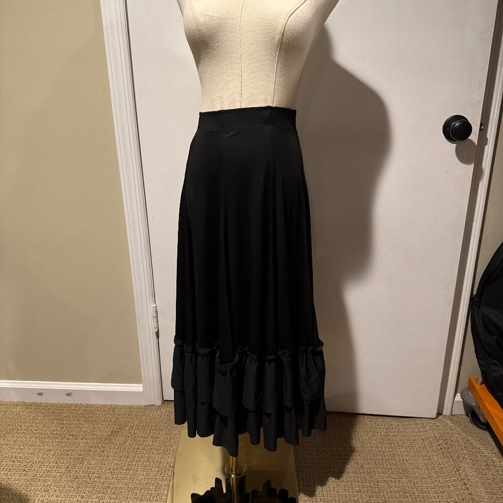 Baltogs 9100C Black long Flamenco skirt NEW